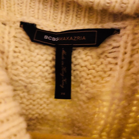 BCBG Cowl Neck Sweater Dress - Picture 3 of 4